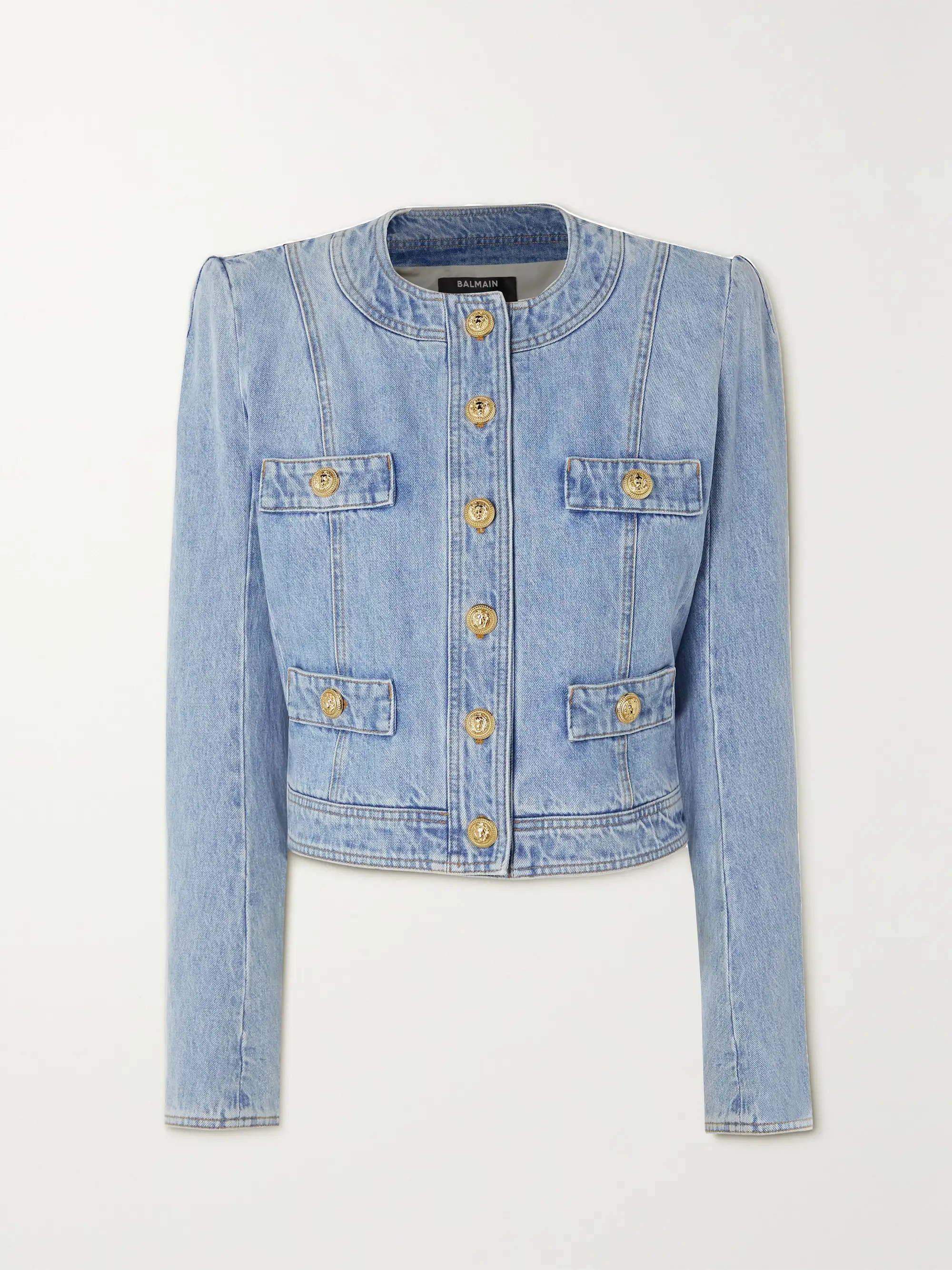 Cropped denim jacket | NET-A-PORTER (US)
