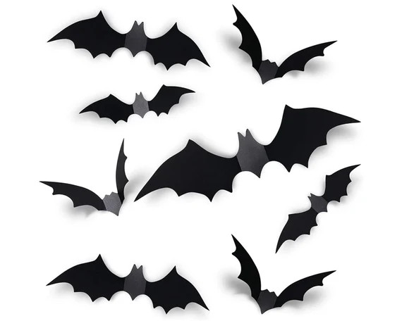 Halloween Bat Decorations  Halloween Bat Wall Decorations | Etsy | Etsy (US)