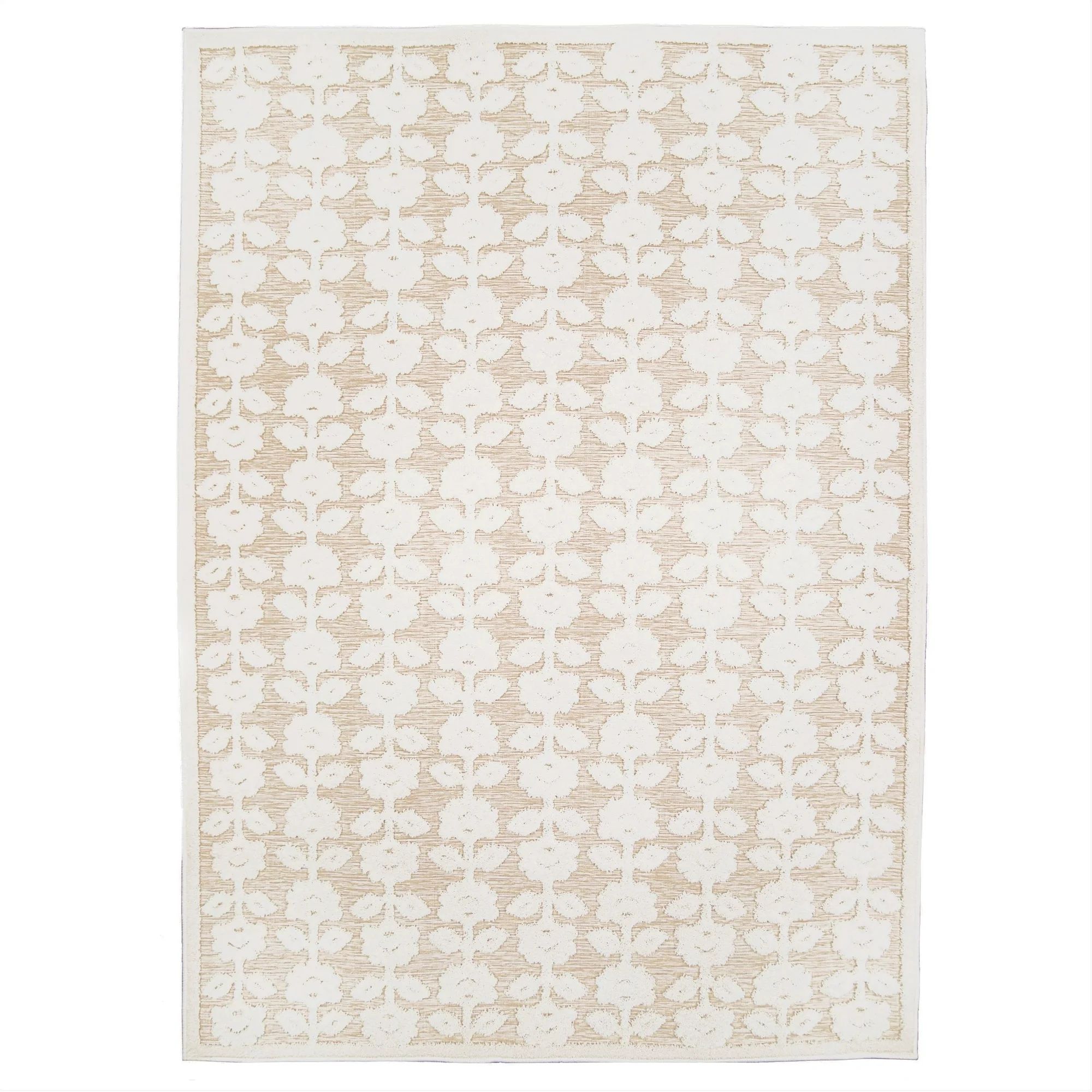 My Texas House Poppy 2'7" x 7' Driftwood Floral Outdoor Runner Rug - Walmart.com | Walmart (US)