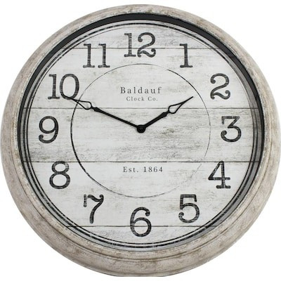 Analog Round Indoor Wall Clock | Lowe's