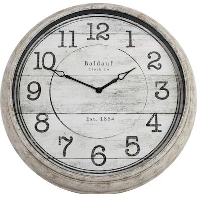 allen + roth Analog Round Wall Clock Lowes.com | Lowe's