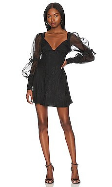 Gabrielle Puff Sleeve Mini Dress
                    
                    For Love & Lemons | Revolve Clothing (Global)