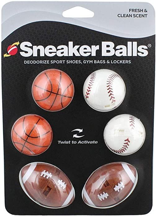 Sof Sole Sneaker Balls Shoe, Gym Bag, and Locker Deodorizer, 6 Pack | Amazon (US)