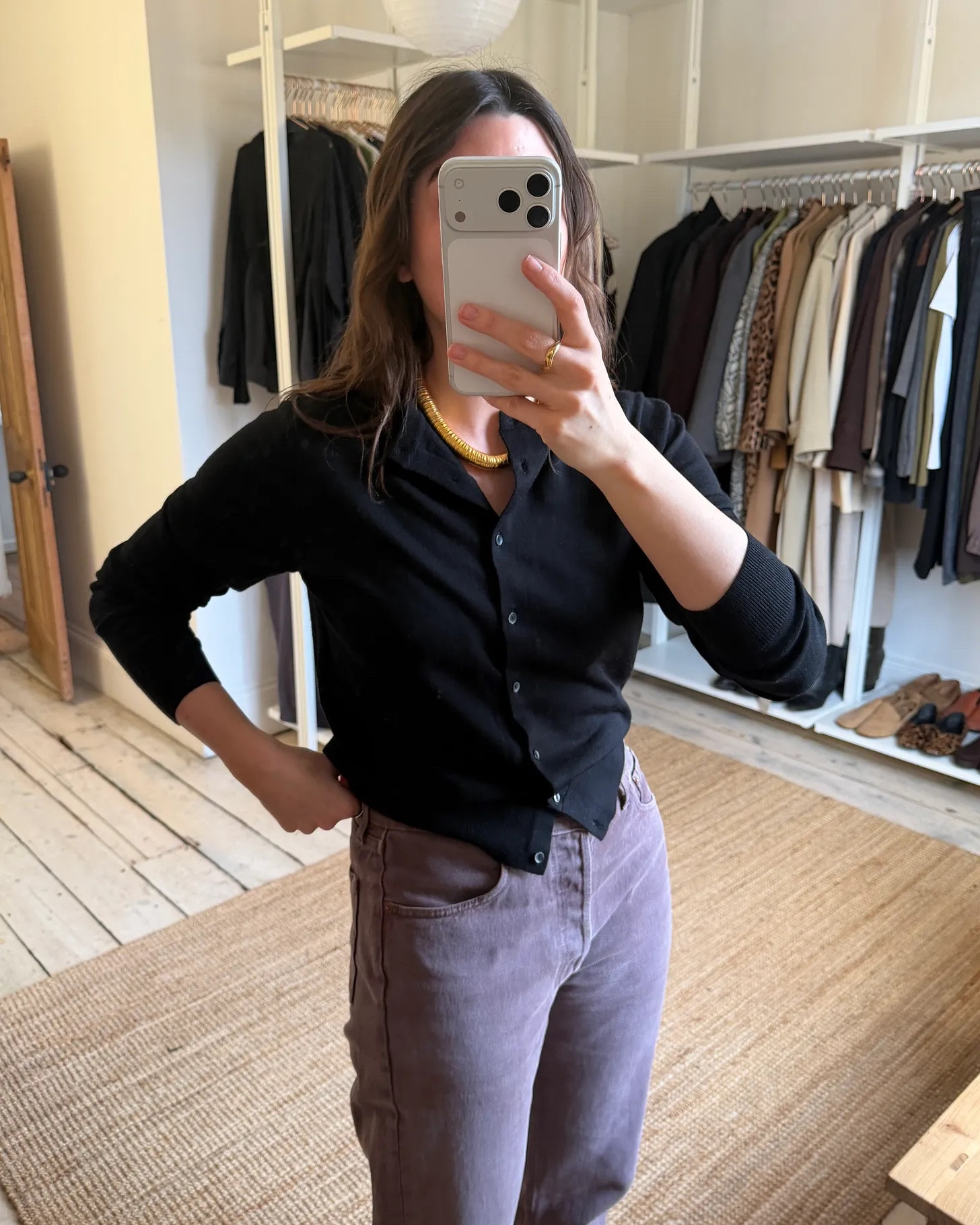 Outfits of the week - simple base with colourful and jewellery details, vintage denim and jewellery with similar linked below

#LTKstyletip #LTKwinter