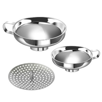 Home Collection Stainless Steel Kitchen Funnel with Detachable Strainer | Target