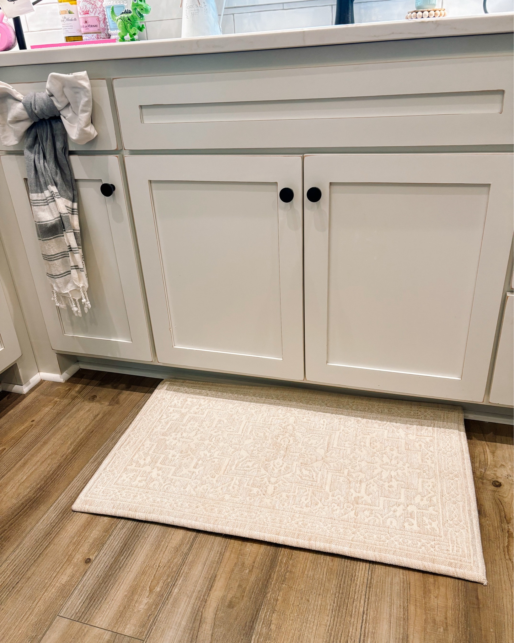 UNDER $15 kitchen rug with cushion!! I’m obsessed with the design & comfort😍🔗

#LTKHome #LTKFamily