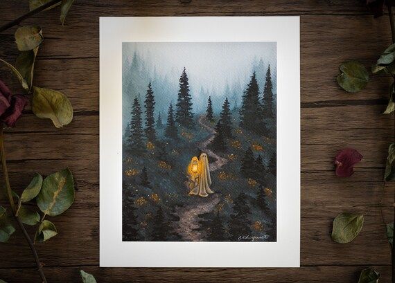 8x10in Fine Art Print  Wander  Spooky Ghost  PNW  - Etsy | Etsy (US)