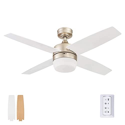 Prominence Home 51470-01 Atlas Ceiling Fan, 44, Champagne | Amazon (US)