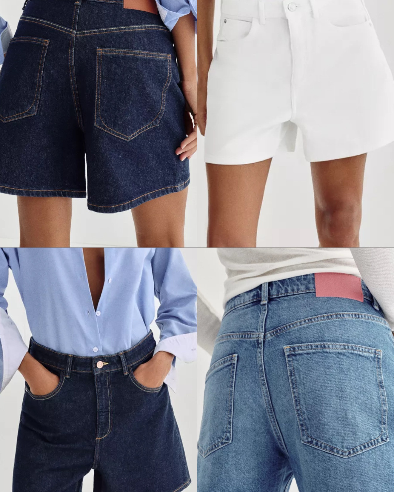 The perfect mid-size friendly denim blue shorts, denim white shorts, denim dark blue shorts - also tall friendly as I’m 5’9 🙌🏽 
For reference I bought a size 42 which is a UK 14 for extra comfort however if I wanted them more fitted, I would’ve gone for a 40 which is a UK size 12 ! 

#LTKeurope #LTKmidsize #LTKuk