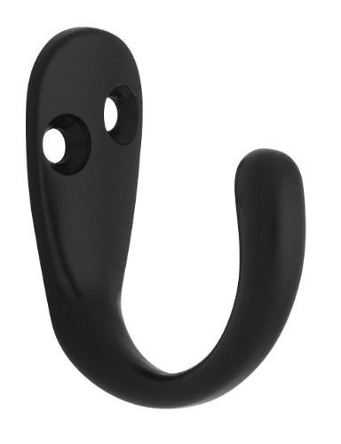 Liberty Hardware B59103Z-FB-C Single Prong Robe Hook, Flat Black | Amazon (US)