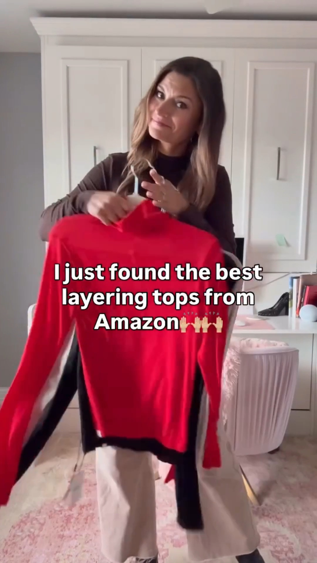 I found the best layering tops for fall and winter! They are lightweight, and they even have a little bit of wool to add some extra warmth! 

Fit Tip: Everything is true to size. Wearing a small in each piece.