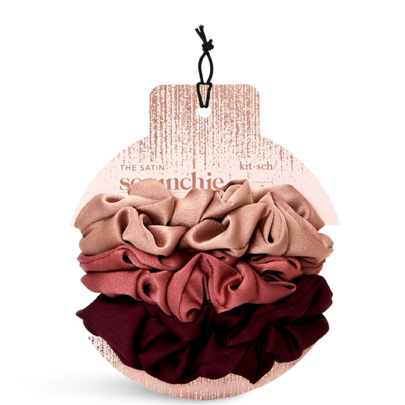 Kitsch Holiday Satin Scrunchies - Mulberry Spice | Look Fantastic (ROW)