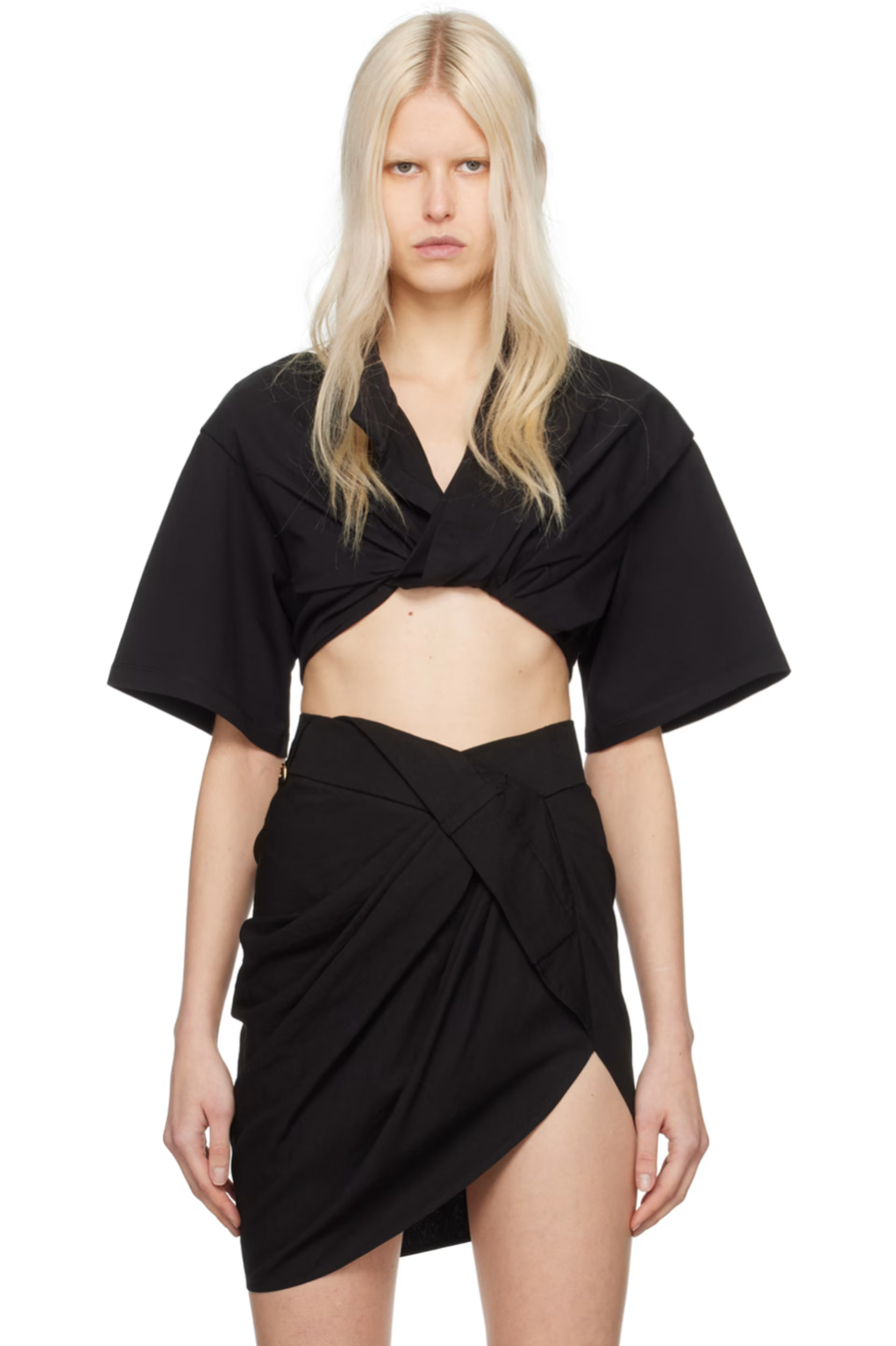 Black Le Chouchou 'Le t-shirt Bahia Court' T-Shirt | SSENSE