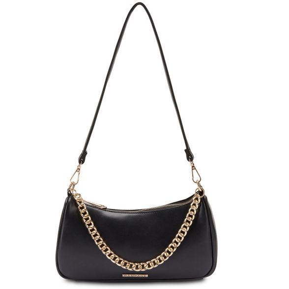 Rampage Women’s Small Baguette Shoulder Bag with Chain Detail | Target