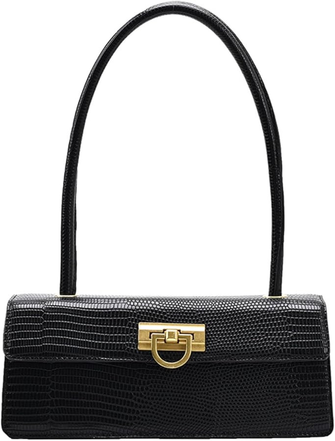 Brown Purses for Women Black Shoulder Purse Vintage Bags Trendy Women's Red Small Tote Handbags | Amazon (US)