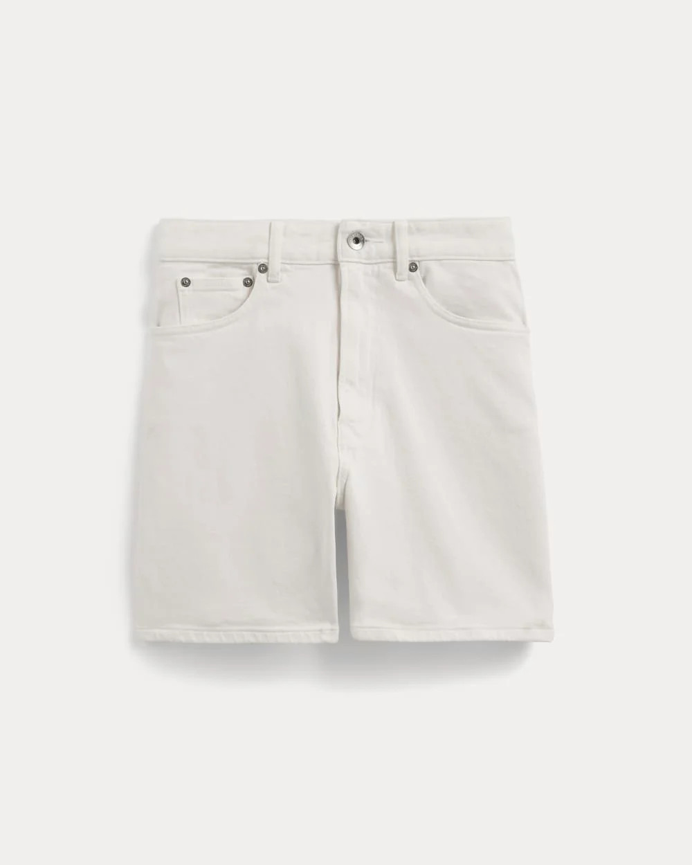 The A-Line Denim Short | White | Everlane