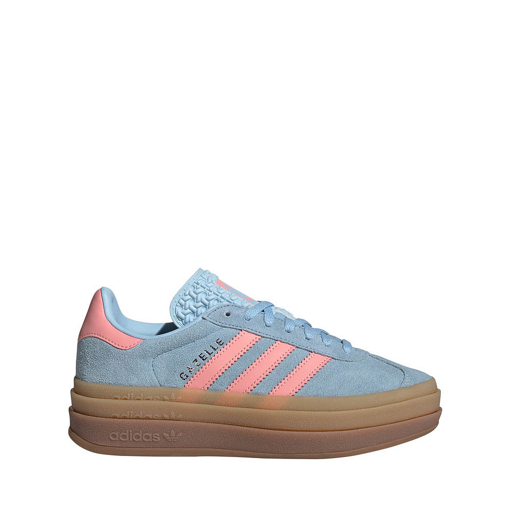 adidas Gazelle Bold Athletic Shoe - Big Kid - Clear Sky / Semi Pink / Silver | Journeys