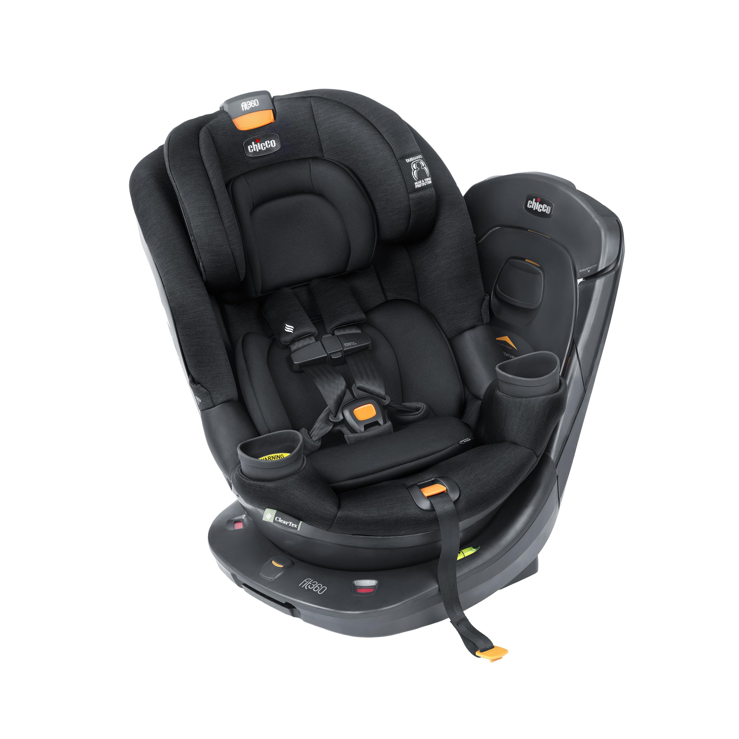 Chicco Fit360 ClearTex Rotating Convertible Car Seat with 360 Degree Rotation for Rear-Facing and... | Amazon (US)