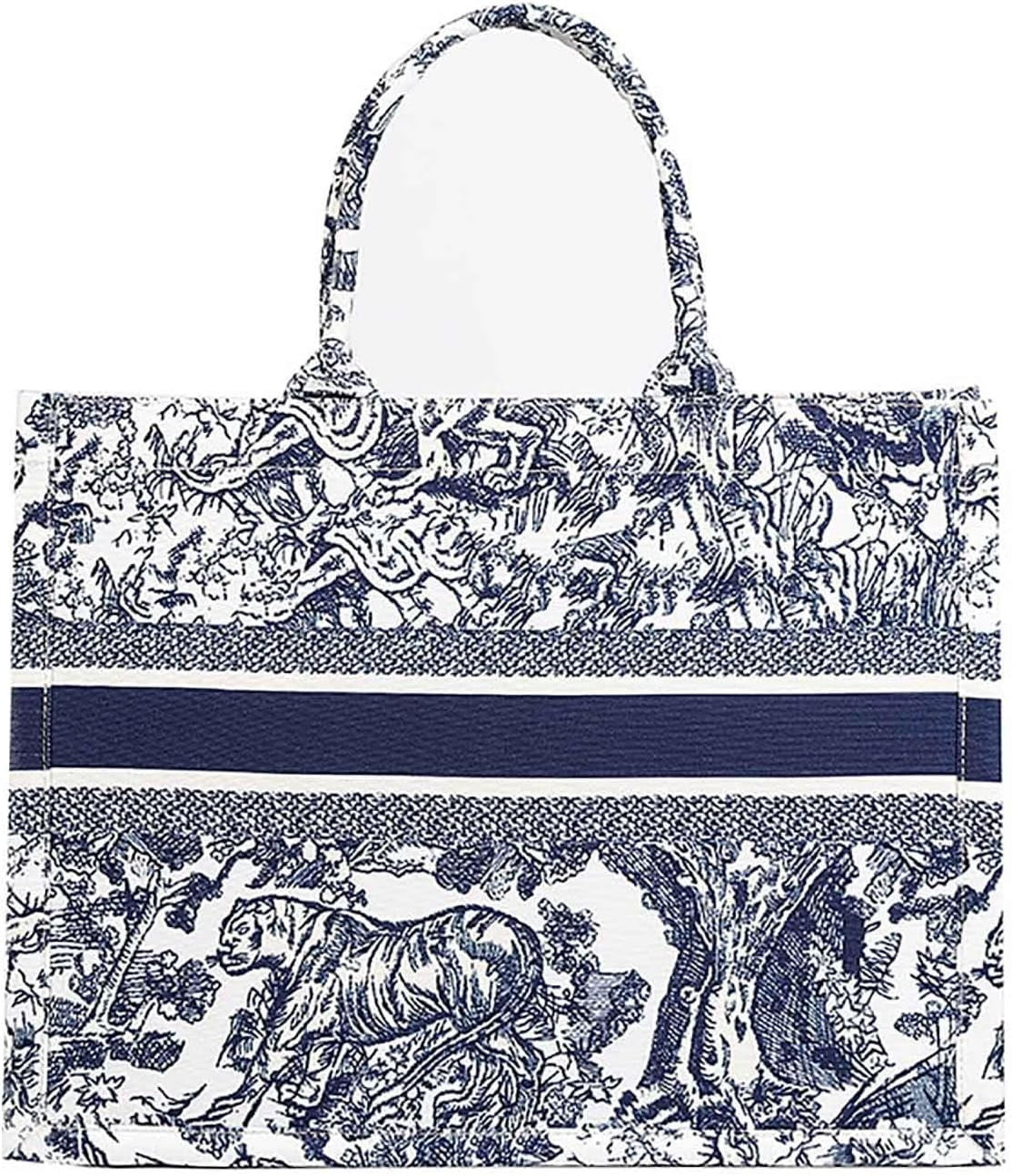 TRAHOO-Fashion luxury tote bag cotton linen one shoulder handbag large capacity jacquard embroide... | Walmart (US)