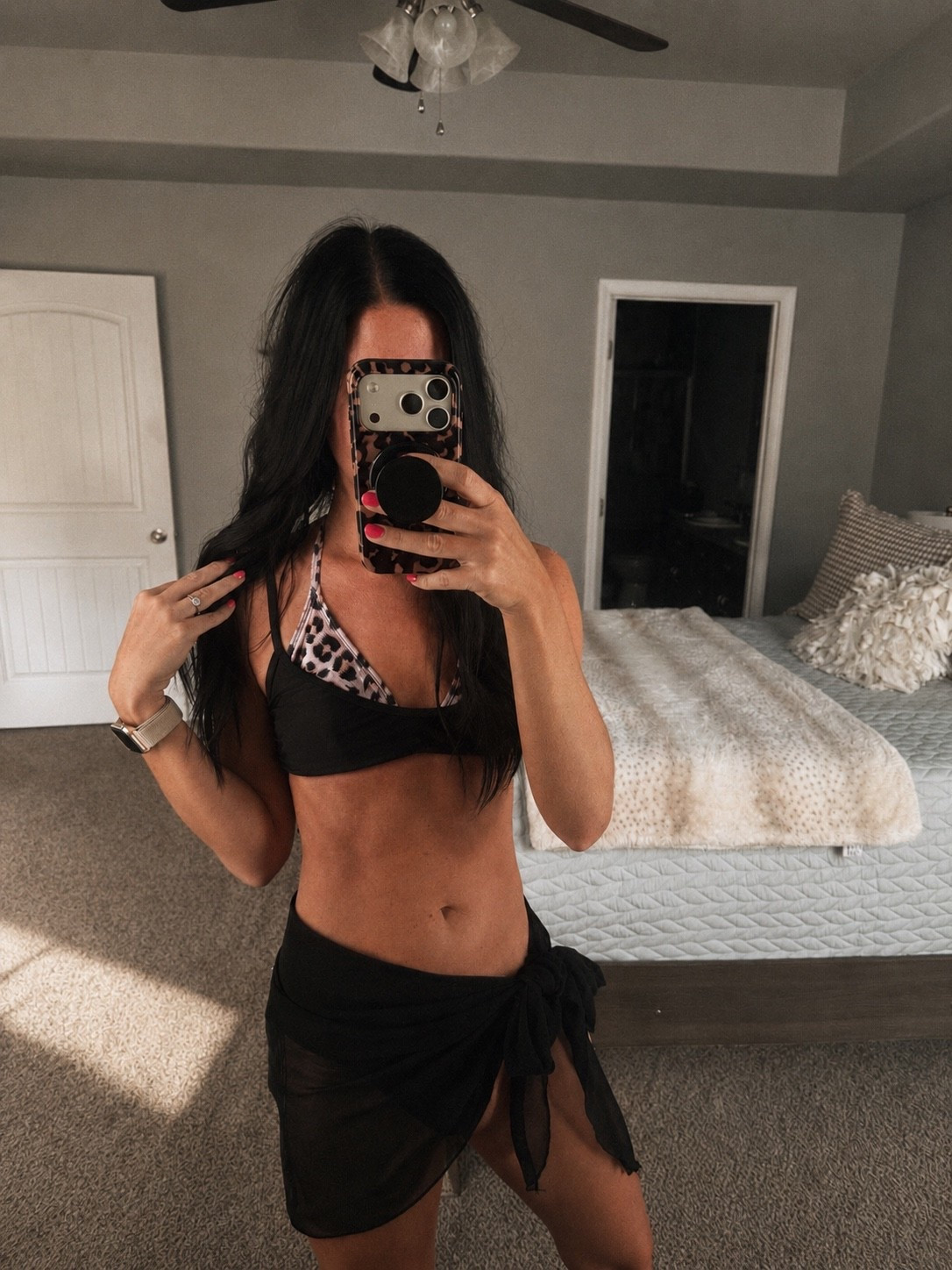 Cutest layered look bikini. Perfect for a beach vacation. #summer #bikini #leopard

#LTKdayinmylife #LTKSwim #LTKootd