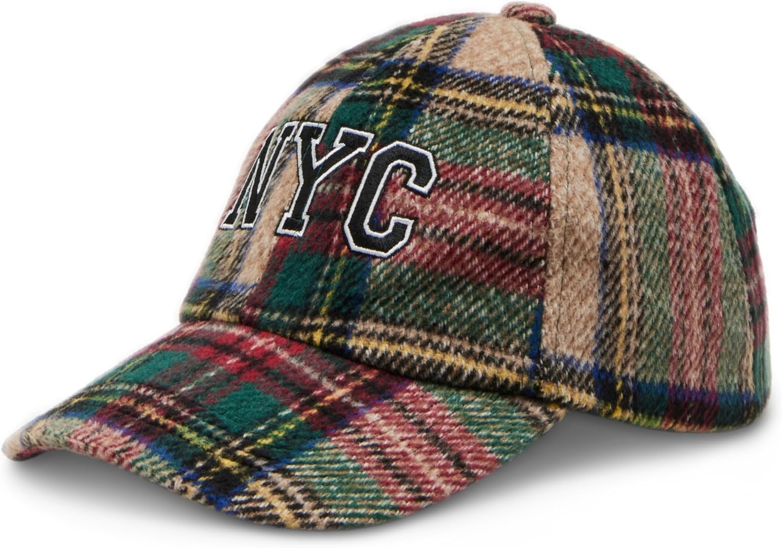 STEVE MADDEN Women's Plaid Baseball HAT, Brick at Amazon Women’s Clothing store | Amazon (US)