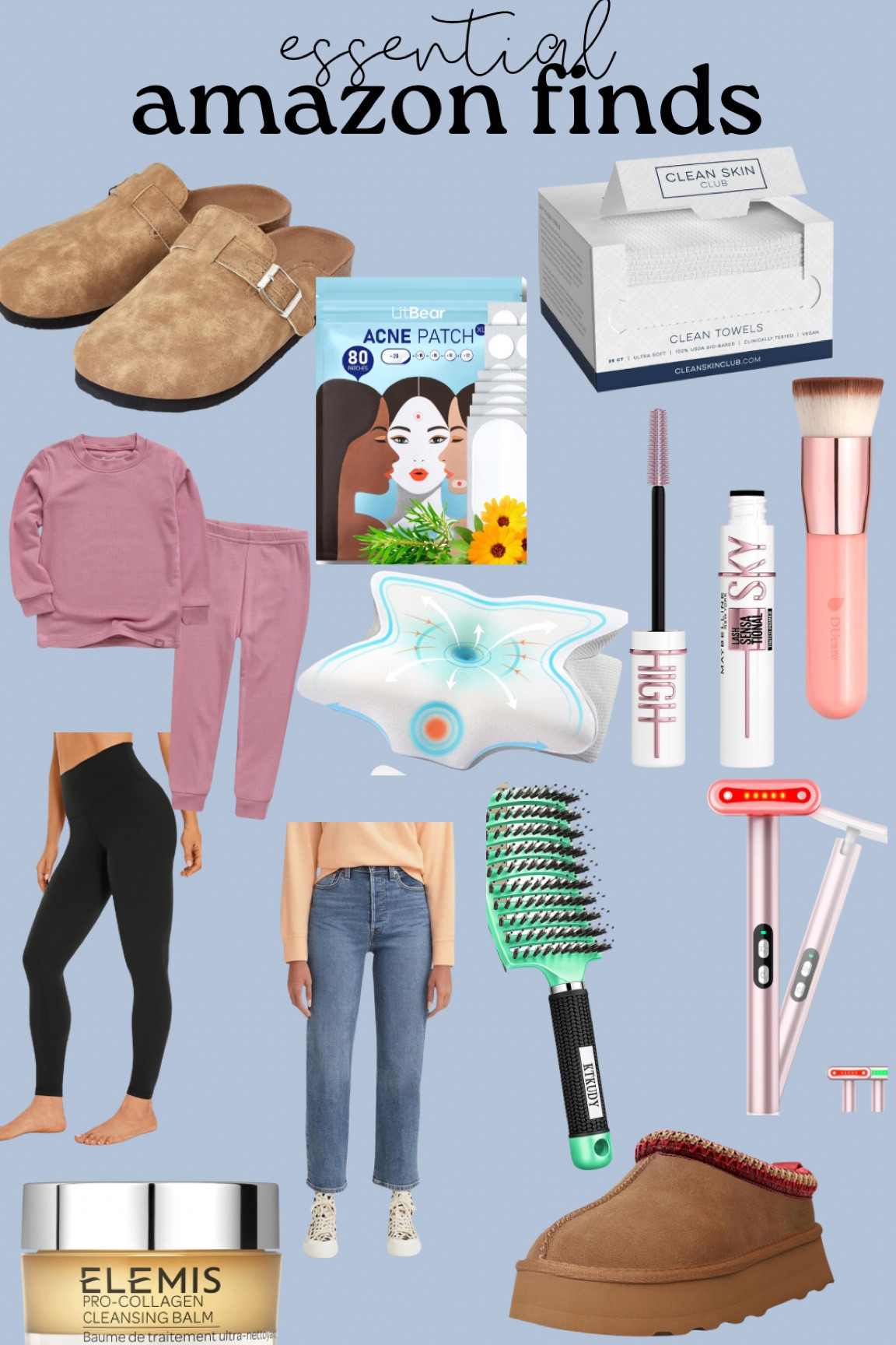 Allll my best Amazon finds that are tried and true! I keep buying tons of these over and over. The CRZ leggings are AS GOOD if not better than Lulu but super affordable!! The Levi’s are a fan favorite too. The make up brush and face wipes are essential, as are CLOGS which I wear with everything!! The neck pillow is super essential too to support your neck while you sleep!

#LTKMostLoved #LTKbeauty #LTKfindsunder50