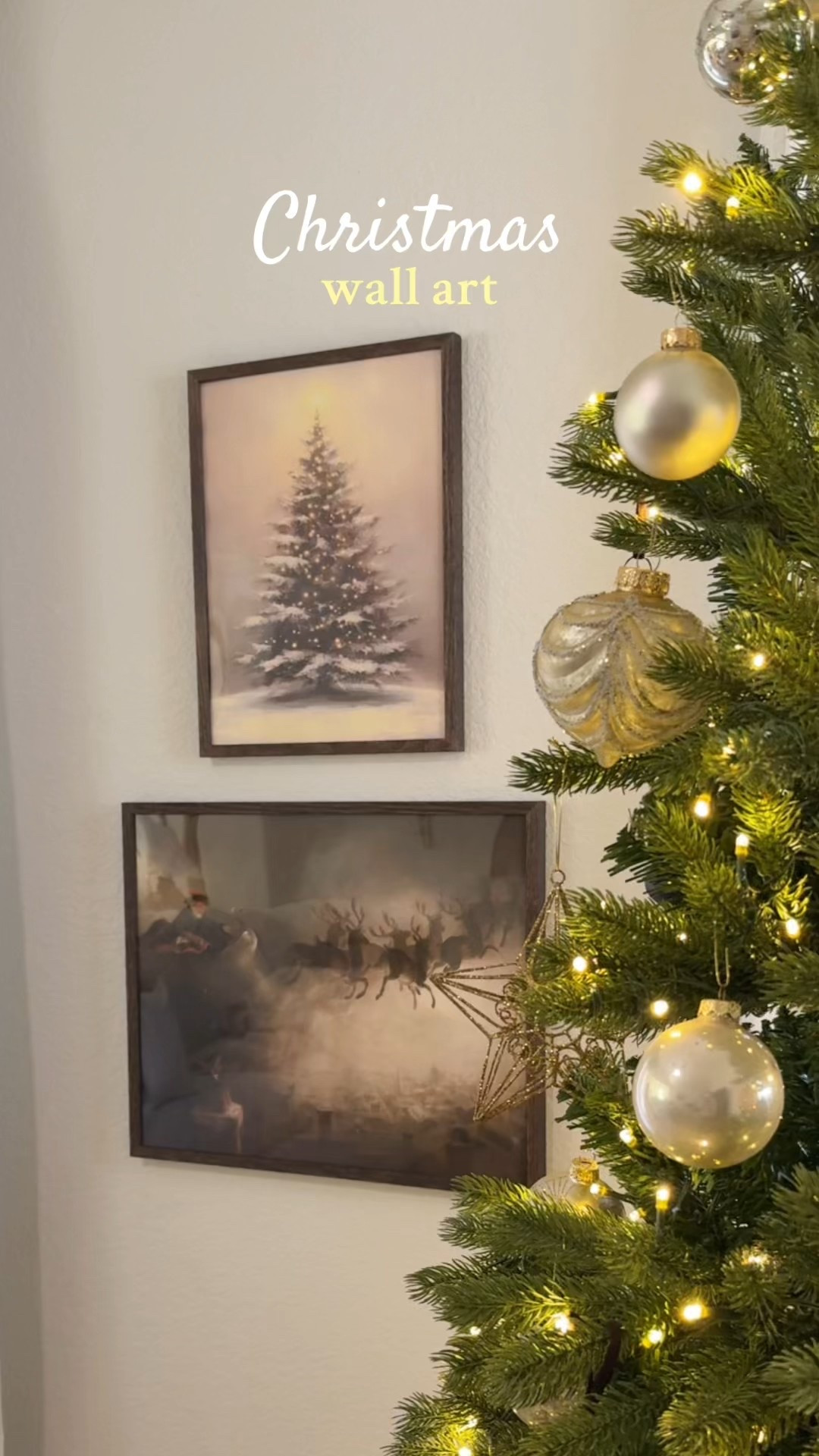 I added some new art to our family room for Christmas! I grabbed a couple new prints from Amazon and they made all the difference 😍
•
•
Moody Christmas, moody art, Christmas art, holiday art, Christmas decor, holiday decor, Christmas wall decor, neutral Christmas, brown Christmas decor, decorating for Christmas, Santa art, Santa sleigh, Christmas tree art 



#LTKHome #LTKHoliday #LTKSeasonal