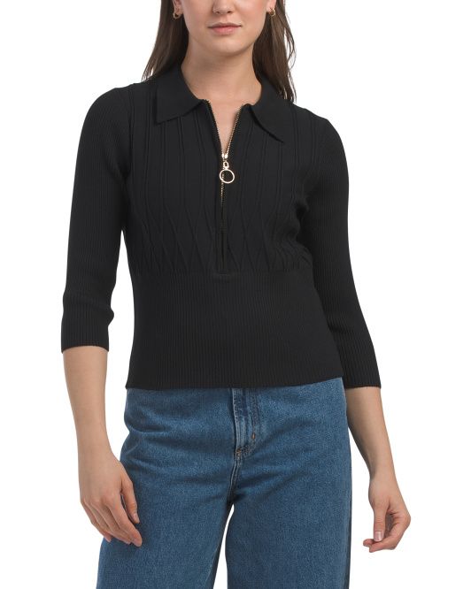 Three-quarter Sleeve Sweater | TJ Maxx