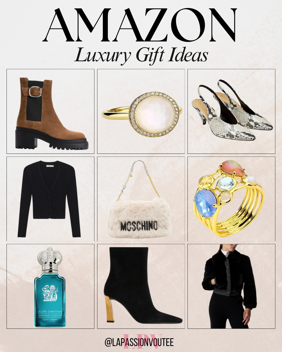 Amazon has so many luxury gift ideas that instantly feel more refined and festive. ✨ Love how effortless it is to find something elegant, timeless, and meaningful for anyone on your list. Perfect if you want gifts that feel extra special without the stress of searching everywhere. 🎁🤍 

 #LTKGiftGuide #LTKHoliday