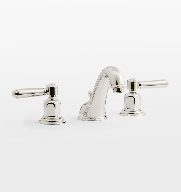 Cardiff Lever Handle Widespread Bathroom Faucet | Rejuvenation