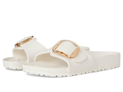 Birkenstock Female Madrid Big Buckle EVA Eggshell Women 5-5.5 | Amazon (US)
