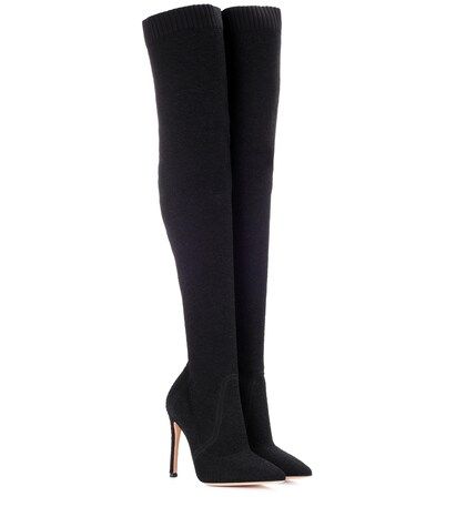 Knitted over-the-knee boots | Mytheresa (UK)