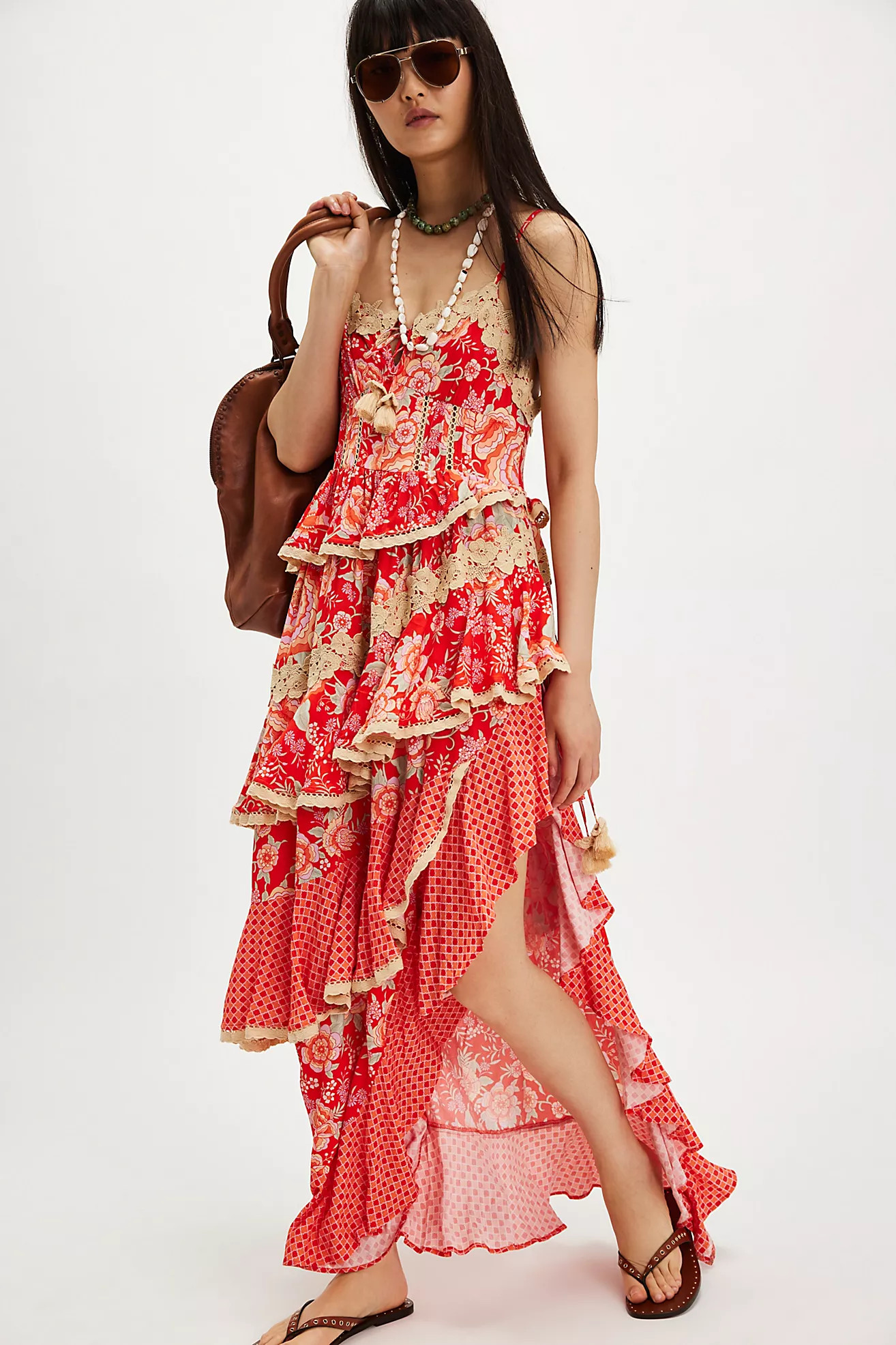 Spell x FP Full Bloom Ruffle Dress | Free People (Global - UK&FR Excluded)