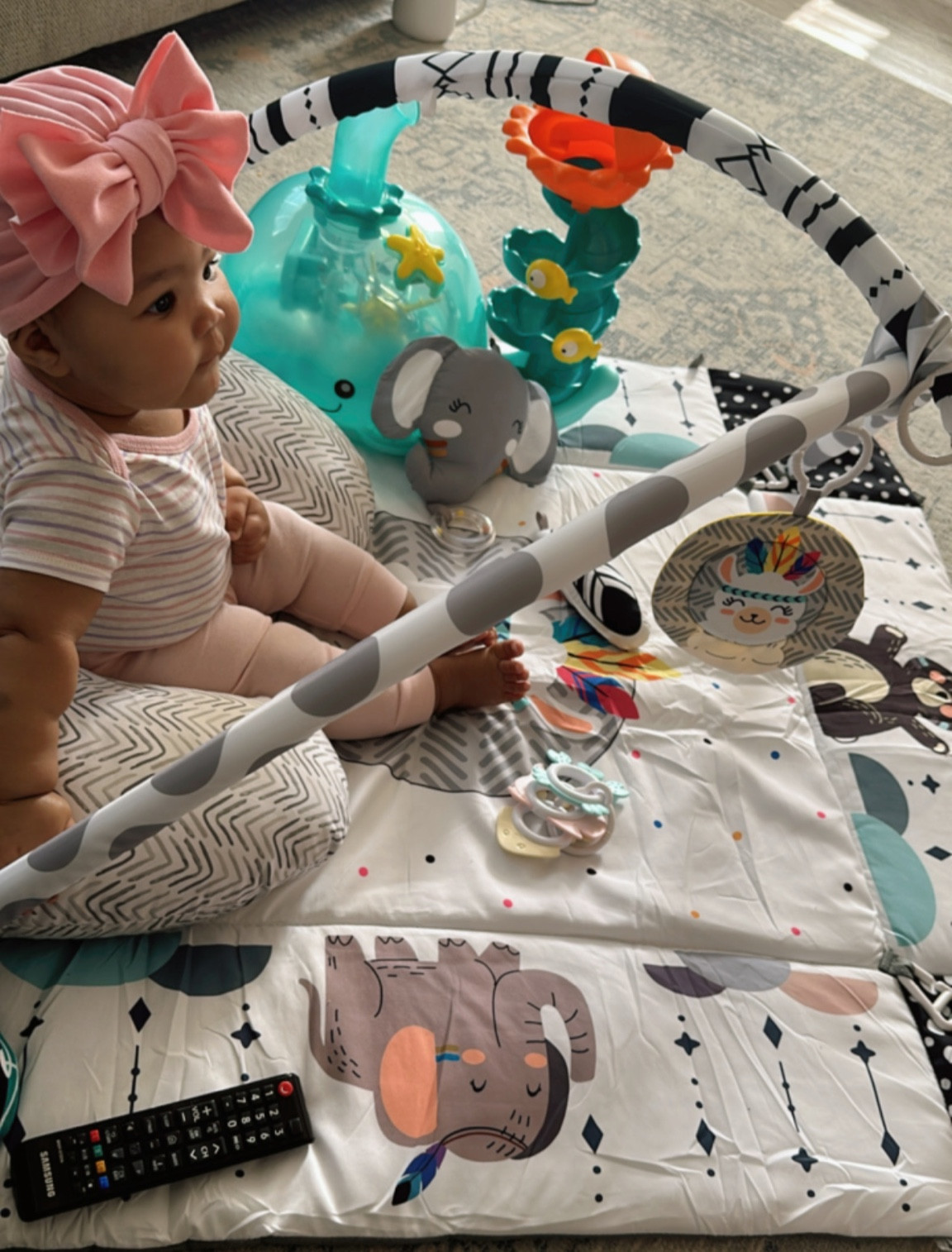 the perfect playmat ✨ it also converts into a ball pit and comes with soft toys 💕 

#LTKKids #LTKBaby #LTKFamily