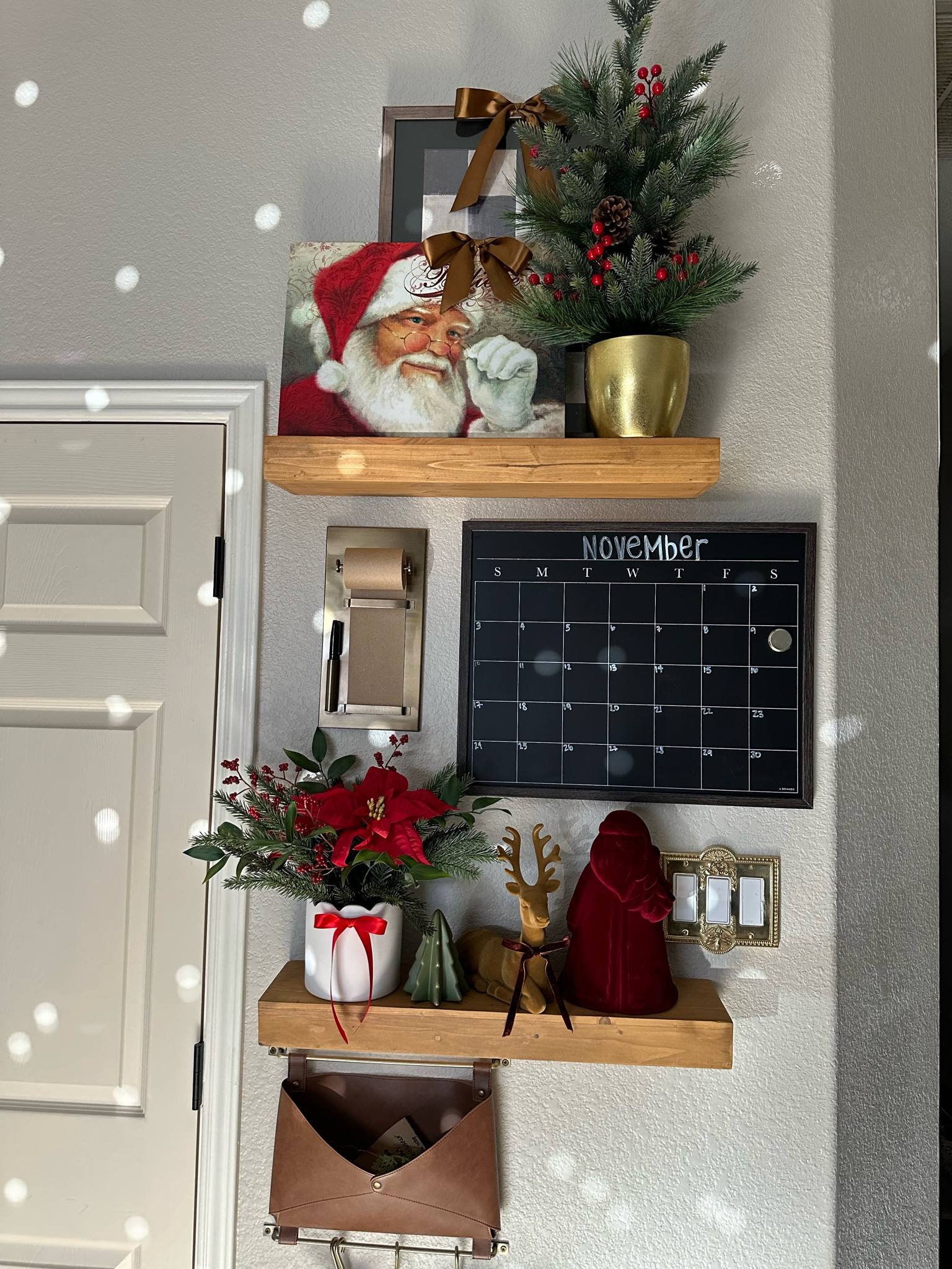 Kitchen command center but make it CHRISTMAS! ♥️🎄⭐️✨

#LTKHome #LTKSeasonal #LTKHoliday