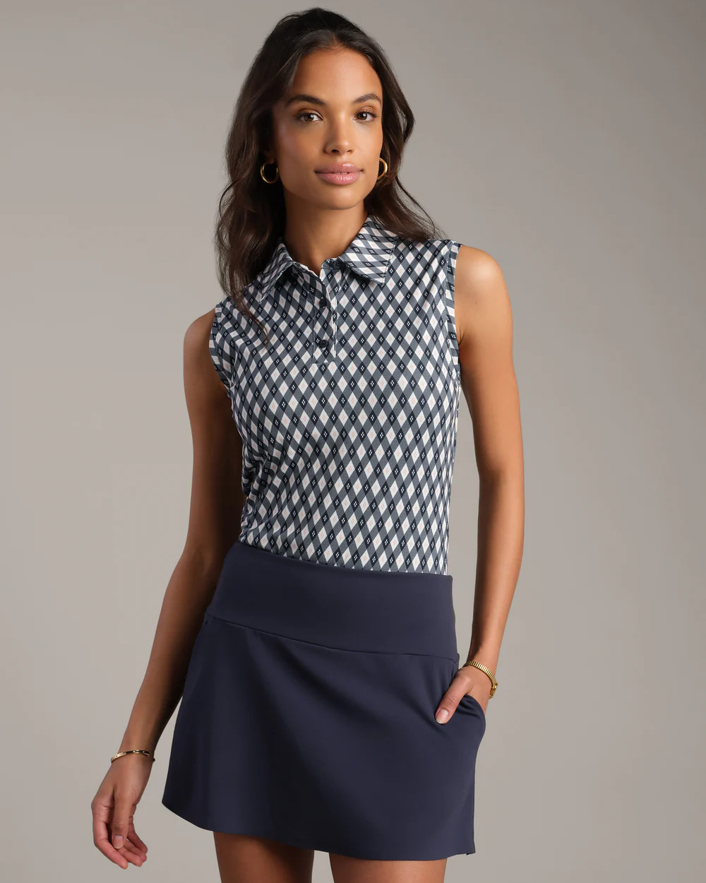 Course to Court Sleeveless Polo | Rhone