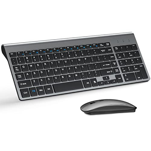 Wireless Keyboard and Mouse Ultra Slim Combo, TopMate 2.4G Silent Compact USB 2400DPI Mouse and S... | Amazon (US)