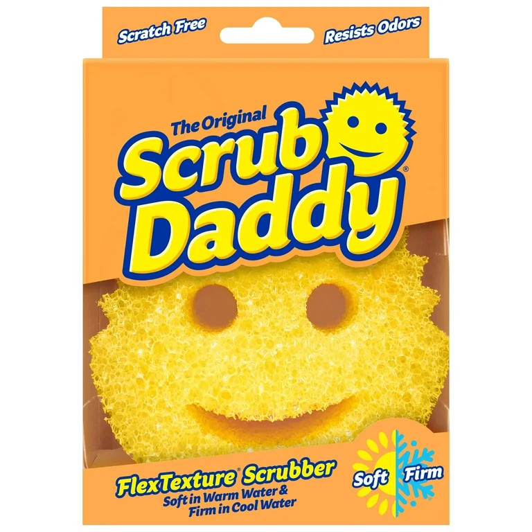 Scrub Daddy Scratch-Free Dish Sponge - BPA Free & Made with Flextexture - Stain, Mold & Odor Resi... | Walmart (US)