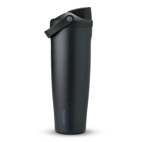 Owala FreeSip Sway - Stainless Steel - 40-oz. - Black (Very, Very Dark) | Amazon (US)