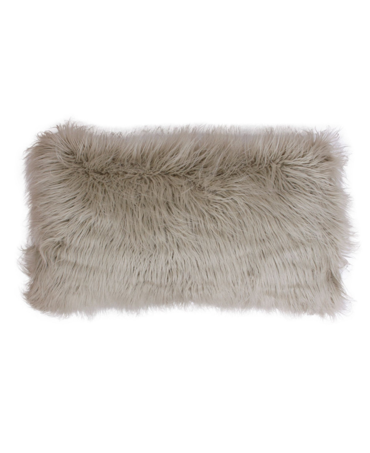 Keller Faux Mongolian Reverse To Micromink Pillow, 22" x 14 | Macys (US)