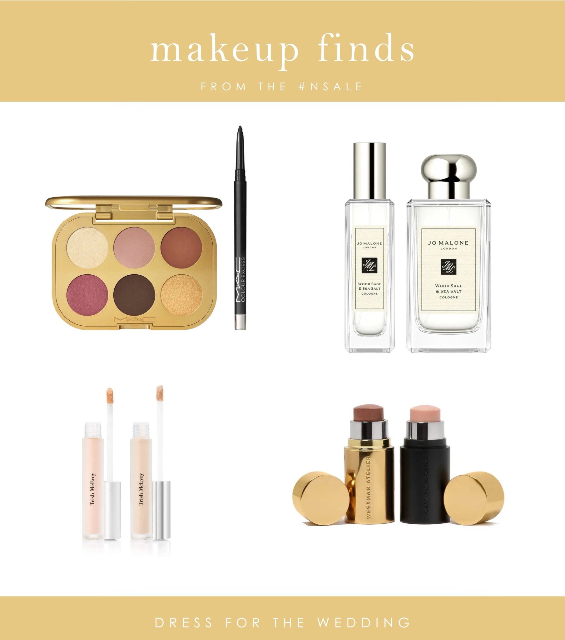 Makeup and fragrance favorites on sale during the Nsale! MAC eyeshadow, Hourglass, Trish McEvoy, Jo Malone and others!  #ltkbeauty #ltkxnsale #ltksummersales #ltkxnsale

#LTKSeasonal #LTKFindsUnder100 #LTKOver40