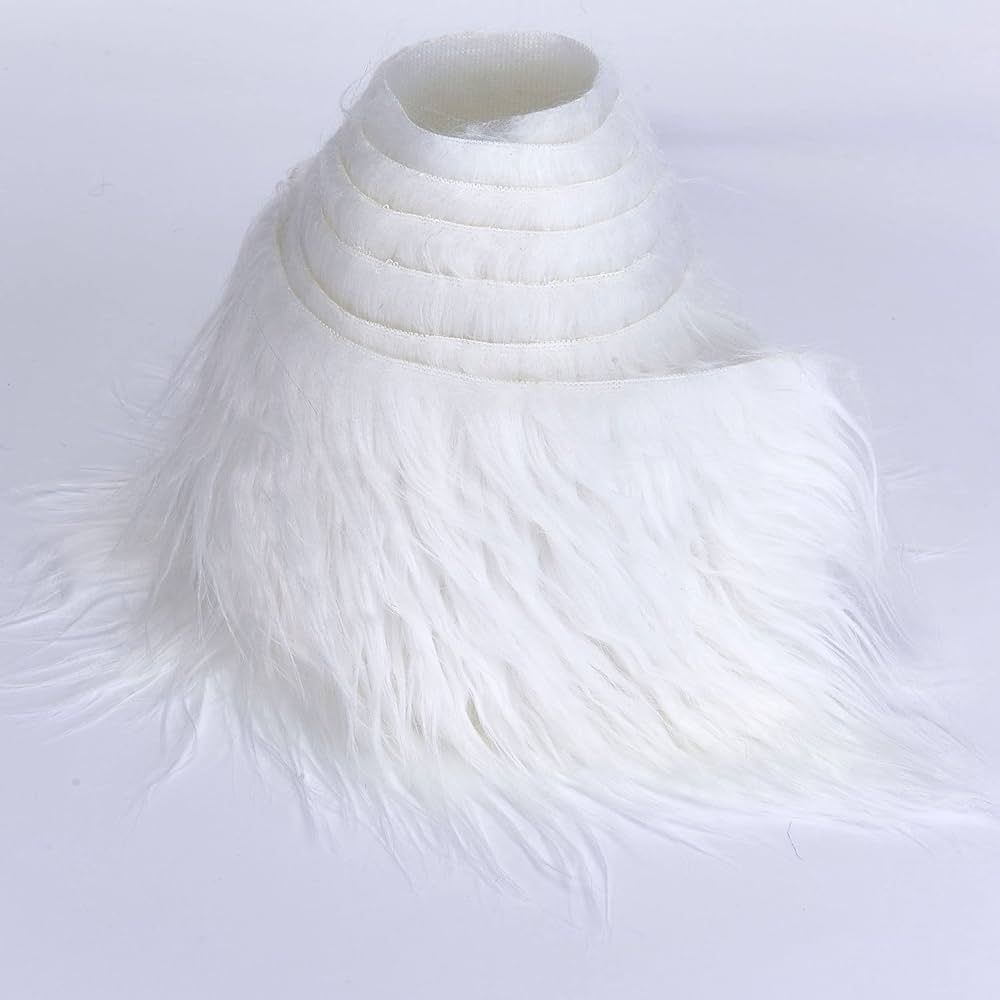 Shaggy Plush Faux Fur Fabric Precut Strips Fluffy Fuzzy Craft Fur for Gnomes Beard Hair Cosplay C... | Amazon (US)