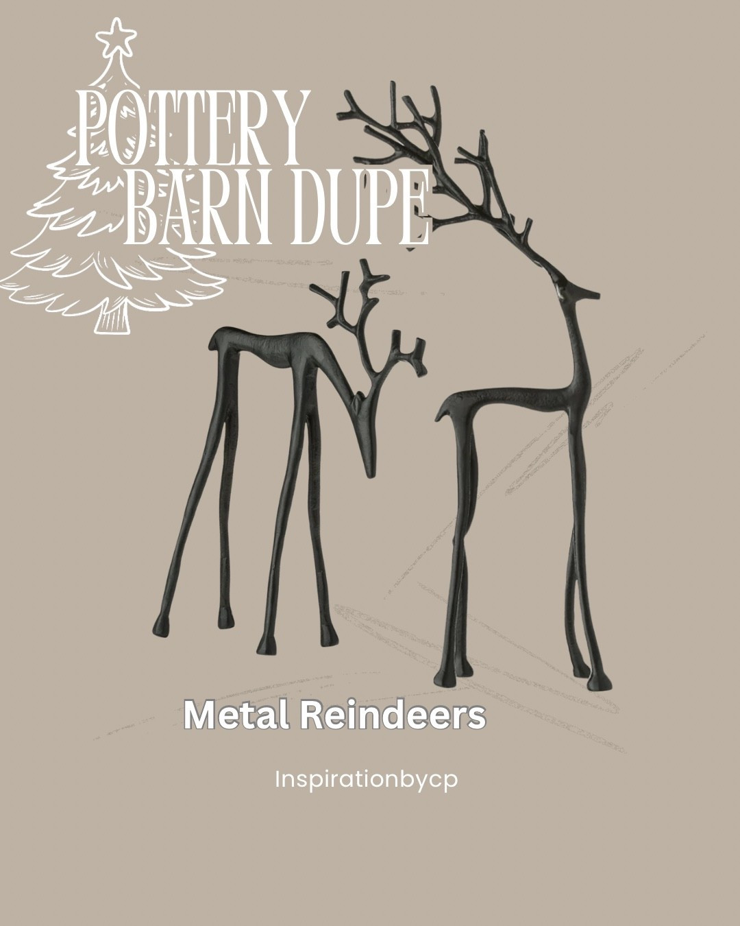 POTTERY BARN DUPE RAINDEERS @Walmart 
#metalreindeer #designerinspired #lookforless #christmas2025 #walmartfind #christmasdecor #reindeers

#LTKFindsUnder50 #LTKU #LTKSeasonal