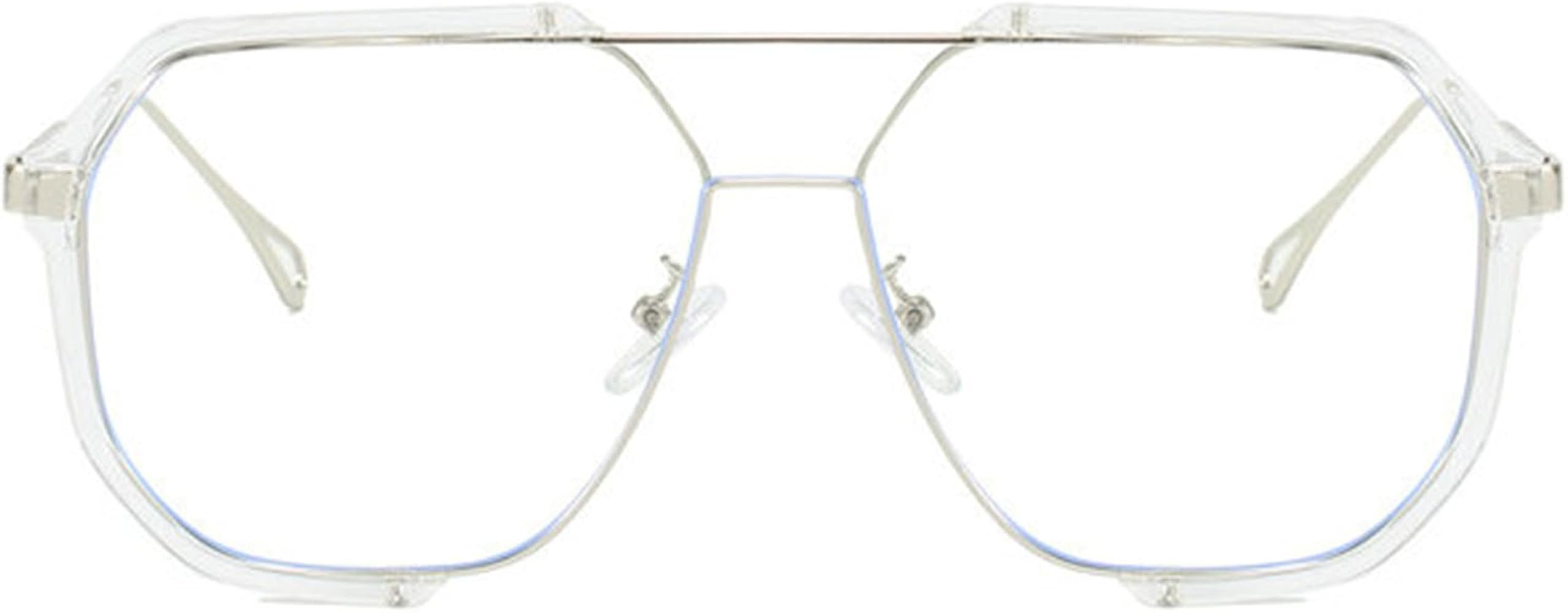 willochra Fashion Oversized Square Women Sunglasses Vintage Punk Men Outdoor Eyewear Shades UV400 | Amazon (US)