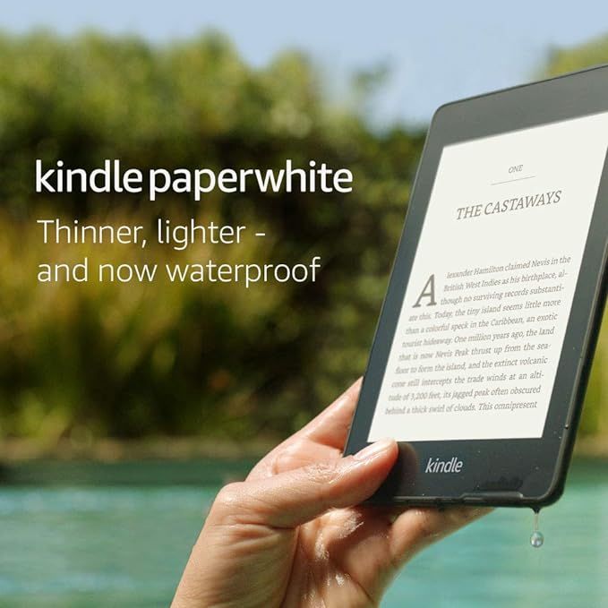 Kindle Paperwhite | Waterproof, 6" High-Resolution Display, 32 GB—with Ads—Black (Previous ge... | Amazon (UK)