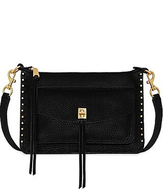 REBECCA MINKOFF Darren Signature Shoulder Bag - Black | Dillard's