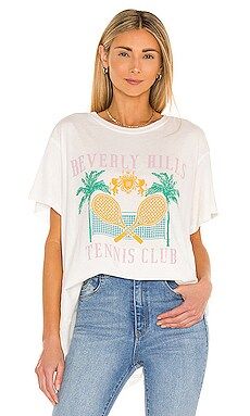 Show Me Your Mumu Airport Tee in Tennis Club Graphic from Revolve.com | Revolve Clothing (Global)