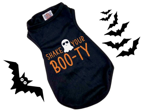 Shake Your Boo-ty Dog Shirt  Dog Halloween Costume  XS-5XL  - Etsy | Etsy (US)