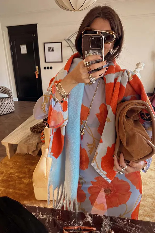 Blue Poppy Aria Mesh Dress | Never Fully Dressed US