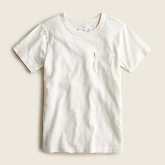 Kids' pocket T-shirt in slub cotton | J. Crew US